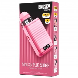 Электронная сигарета Brusko - Minican Plus Slider (Розовый)