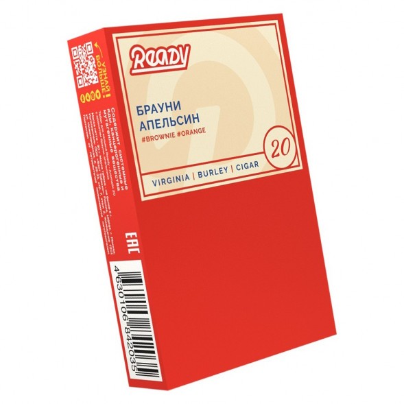 Табак Ready - №20 Orange Brownie (Брауни, Апельсин, 25 грамм) купить в Новосибирске