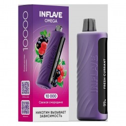 INFLAVE OMEGA - Свежая Смородина (Fresh Currant, 10000 затяжек)