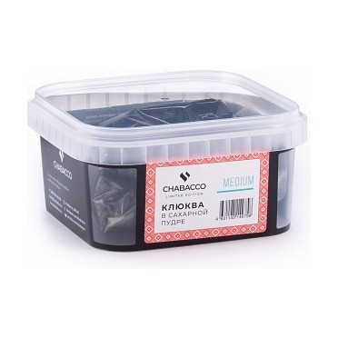 Смесь Chabacco MEDIUM - Cranberries in Sugar (Клюква в Сахарной Пудре, 200 грамм) купить в Новосибирске