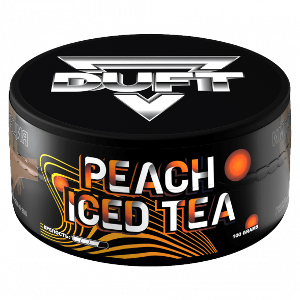 Табак Duft - Peach Iced Tea (Ледяной Персиковый Чай, 80 грамм) купить в Новосибирске