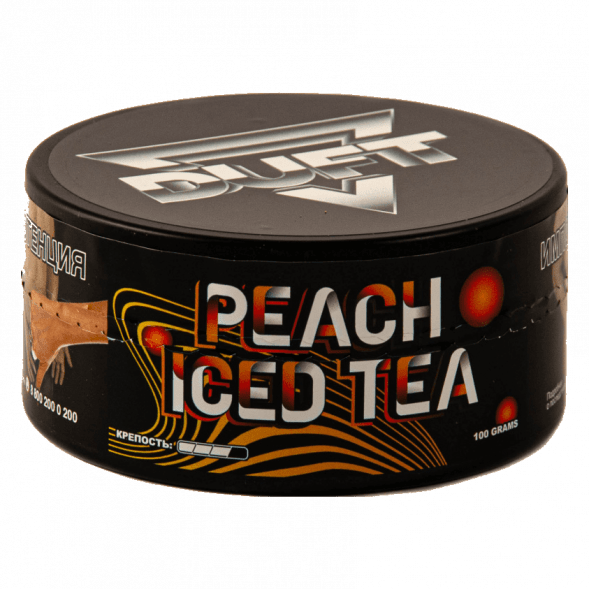 Табак Duft - Peach Iced Tea (Ледяной Персиковый Чай, 80 грамм) купить в Новосибирске