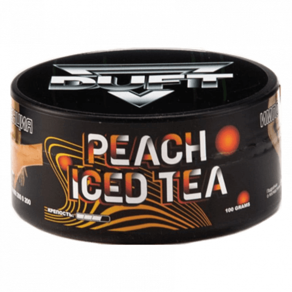 Табак Duft - Peach Iced Tea (Ледяной Персиковый Чай, 80 грамм) купить в Новосибирске