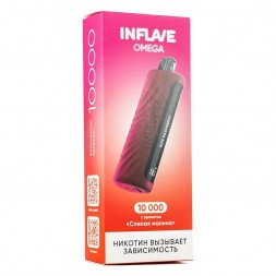 INFLAVE OMEGA - Спелая Малина (Ripe Raspberry, 10000 затяжек)