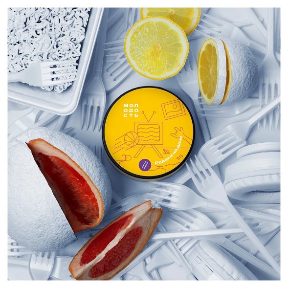 Табак Молодость - Родаки на Даче (Грейпфрут и Лимон, 25 грамм) купить в Новосибирске