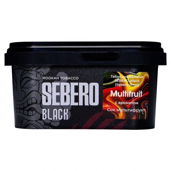 Табак Sebero Black - Multifruit (Сок Мультифрукт, 200 грамм) купить в Новосибирске