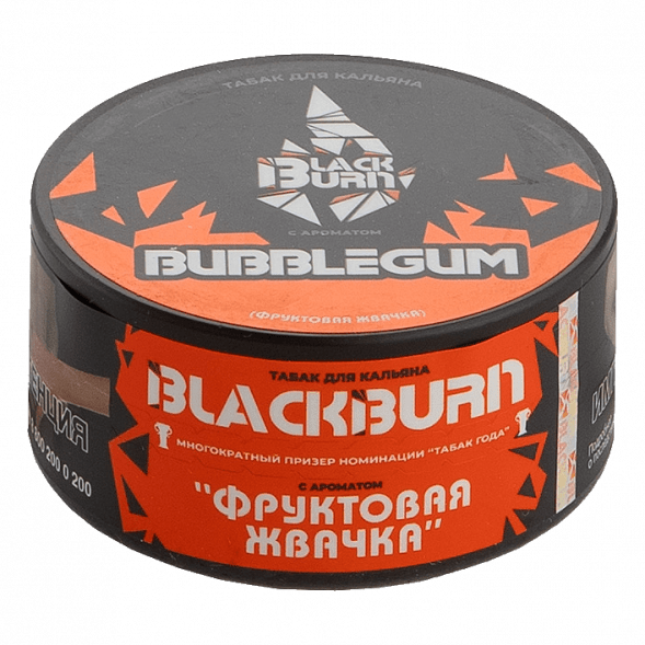 Табак BlackBurn - Bubble Gum (Фруктовая Жвачка, 25 грамм) купить в Новосибирске