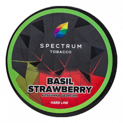 Табак Spectrum Hard - Basil Strawberry (Клубника Базилик, 100 грамм)
