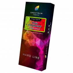 Табак Spectrum Hard - Basil Strawberry (Клубника Базилик, 100 грамм)