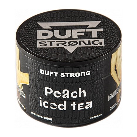 Табак Duft Strong - Peach Iced Tea (Ледяной Персиковый Чай, 40 грамм) купить в Новосибирске