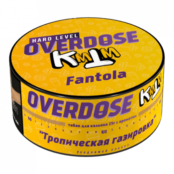 Табак Overdose - Fantola (Тропическая Газировка, 25 грамм) купить в Новосибирске