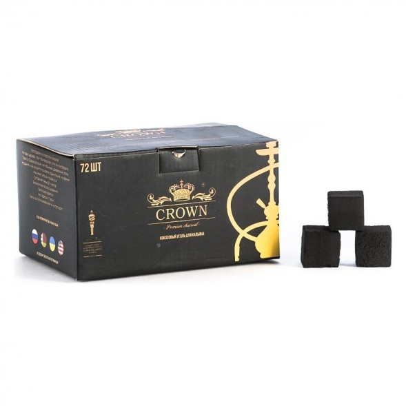 Уголь Crown (25 мм, 72 кубика) купить в Новосибирске