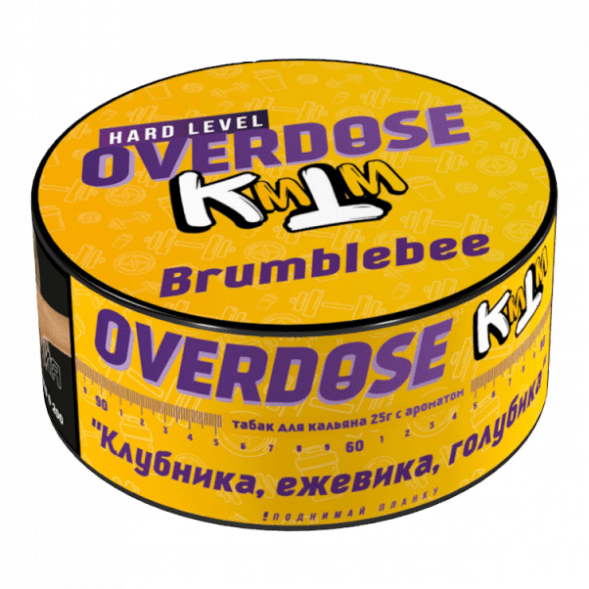 Табак Overdose - Brumblebee (Клубника, Ежевика, Голубика, 25 грамм) купить в Новосибирске