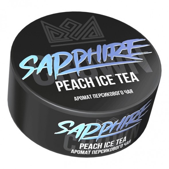 Табак Sapphire Crown - Peach Ice Tea (Персиковый Чай, 100 грамм) купить в Новосибирске