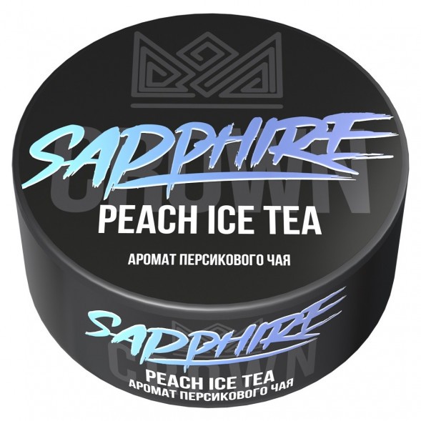Табак Sapphire Crown - Peach Ice Tea (Персиковый Чай, 100 грамм) купить в Новосибирске