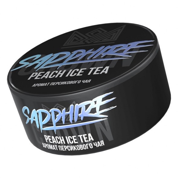 Табак Sapphire Crown - Peach Ice Tea (Персиковый Чай, 100 грамм) купить в Новосибирске
