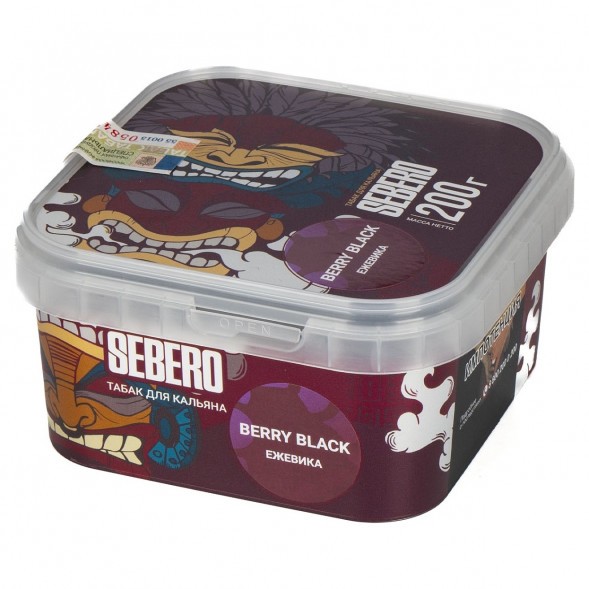 Табак Sebero - Berry Black (Ежевика, 200 грамм) купить в Новосибирске