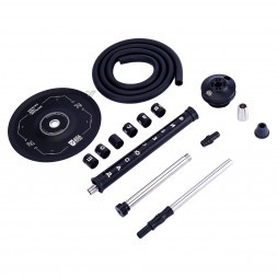 Кальян MISHA Rebel - Revolt Hero БЧК (Чёрный Белый, Без Колбы)