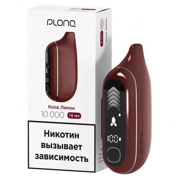 PLONQ MAX PRO - Кола Лимон (10000 затяжек) купить в Новосибирске