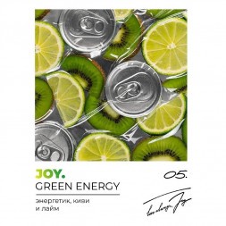 Табак Joy - Green Energy (Энергетик, Киви и Лайм, 200 грамм)