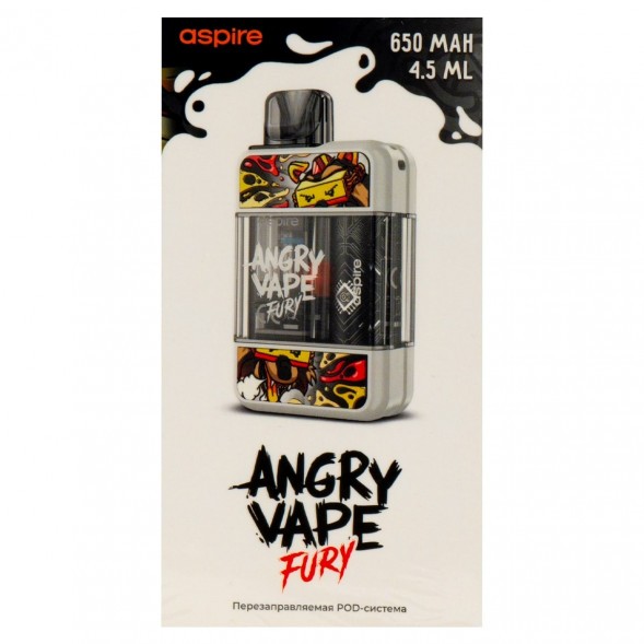 Электронная сигарета Brusko - Angry Vape Fury (650 mAh, Белый) купить в Новосибирске