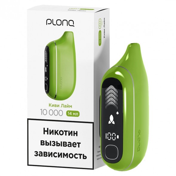 PLONQ MAX PRO - Киви Лайм (10000 затяжек) купить в Новосибирске