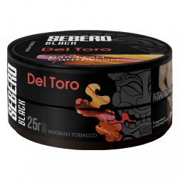 Табак Sebero Black - Del Toro (Бабл гам с Цитрусом, 100 грамм)