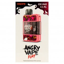 Электронная сигарета Brusko - Angry Vape Fury (650 mAh, Розовый)