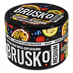 Смесь Brusko Medium - Фейхоа с Ягодами и Маракуйей (250 грамм)
