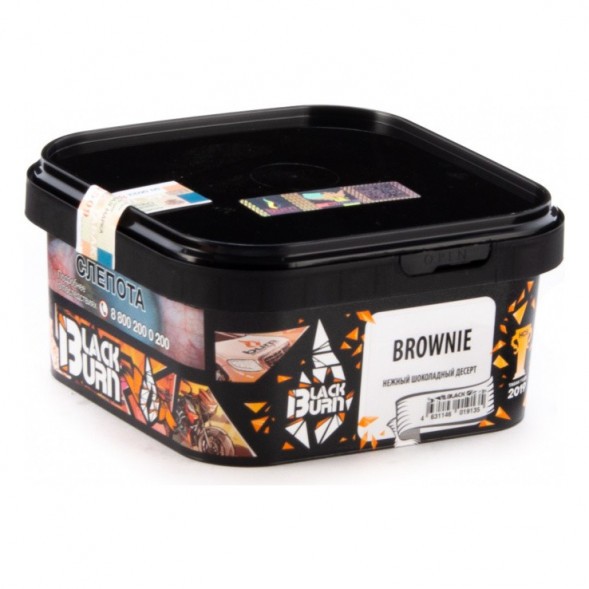 Табак BlackBurn - Brownie (Шоколадный Десерт, 200 грамм) купить в Новосибирске