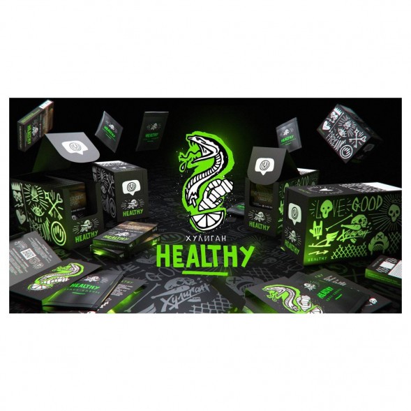 Табак Хулиган - Healthy (Имбирь и Лимон, 25 грамм) купить в Новосибирске