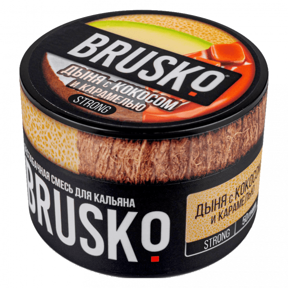 Смесь Brusko Strong - Дыня с Кокосом и Карамелью (50 грамм) купить в Новосибирске