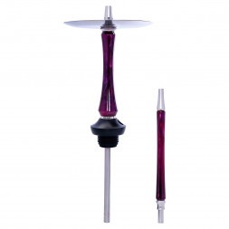 Кальян UNION - Sleek Акрил (Фиолетово-Красный, Без Колбы)