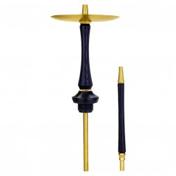 Кальян UNION - Sleek PVD Black (Чёрный, Без Колбы)