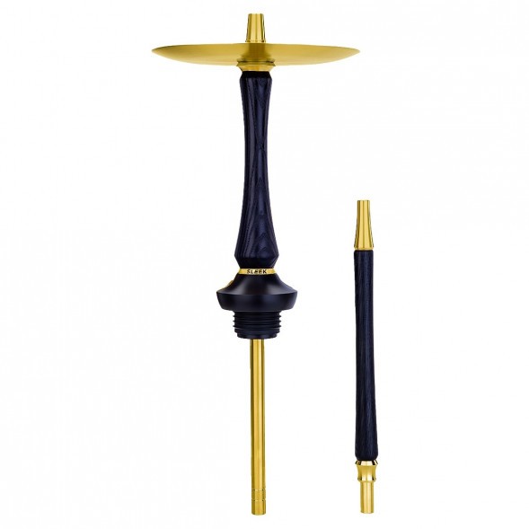 Кальян UNION - Sleek PVD Black (Чёрный, Без Колбы) купить в Новосибирске