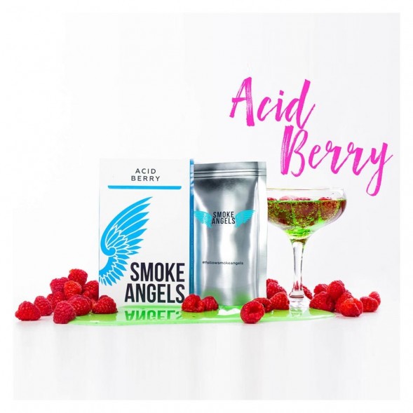 Табак Smoke Angels - Acid Berry (Кислая Малина, 25 грамм) купить в Новосибирске