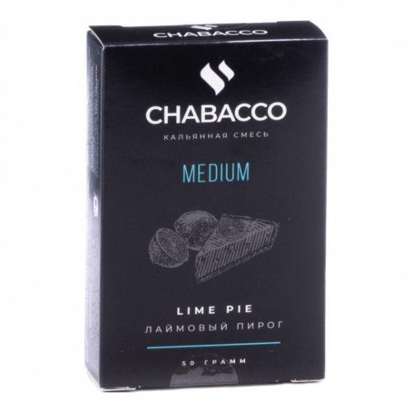 Смесь Chabacco MEDIUM - Lime Pie (Лаймовый Пирог, 50 грамм) купить в Новосибирске