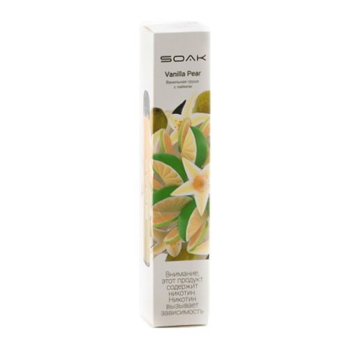 SOAK X - Vanilla Pear (Ванильная Груша с Лаймом, 2200 затяжек) купить в Новосибирске
