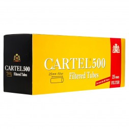 Гильзы сигаретные Cartel - 84x15 мм (500 штук)