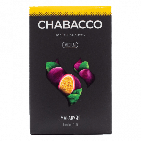 Смесь Chabacco MEDIUM - Passion Fruit (Маракуйя, 50 грамм) купить в Новосибирске
