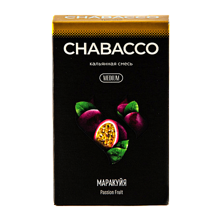 Смесь Chabacco MEDIUM - Passion Fruit (Маракуйя, 50 грамм) купить в Новосибирске