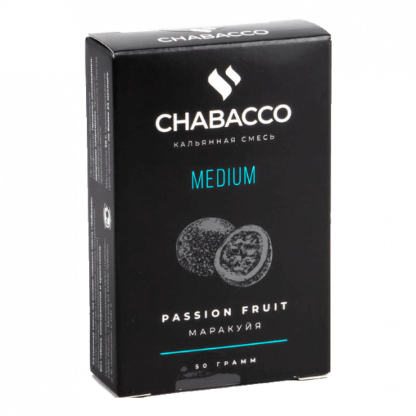 Смесь Chabacco MEDIUM - Passion Fruit (Маракуйя, 50 грамм) купить в Новосибирске