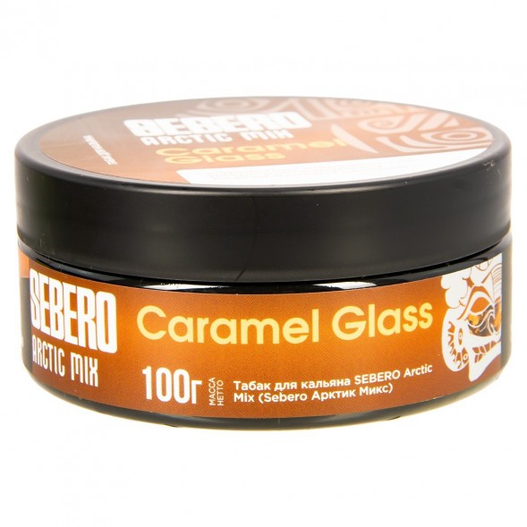 Табак Sebero Arctic Mix - Caramel Glass (Карамел Гласс, 100 грамм) купить в Новосибирске