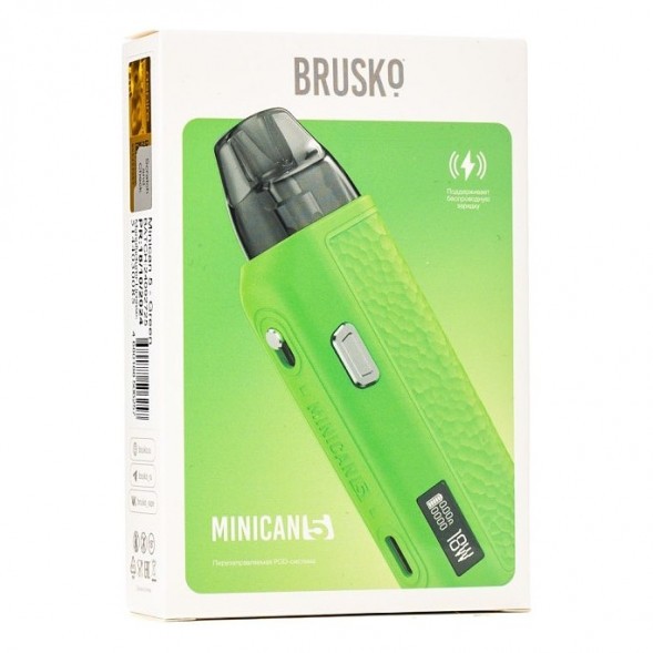 Электронная сигарета Brusko - Minican 5 (Зелёный) купить в Новосибирске