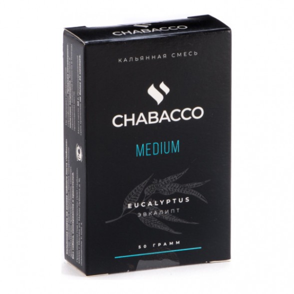 Смесь Chabacco MEDIUM - Eucalyptus (Эвкалипт, 50 грамм) купить в Новосибирске
