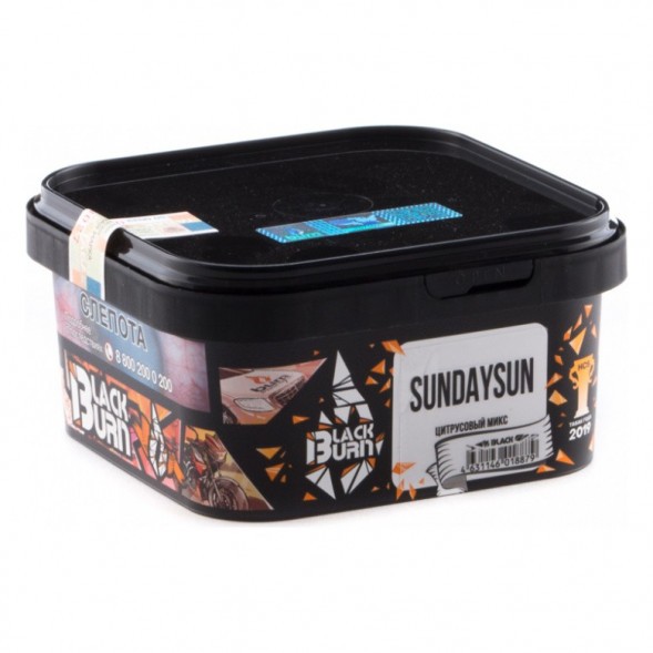 Табак BlackBurn - Sundaysun (Цитрусовый Микс, 200 грамм) купить в Новосибирске
