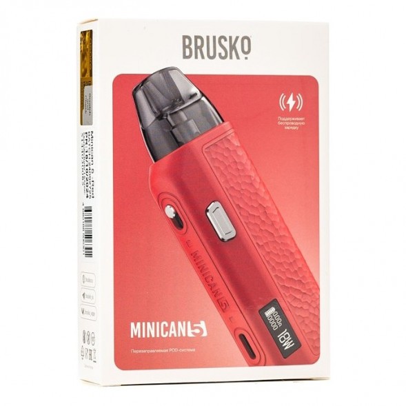 Электронная сигарета Brusko - Minican 5 (Красный) купить в Новосибирске