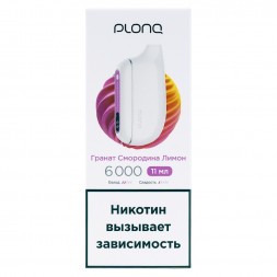 PLONQ MAX - Гранат Смородина Лимон (6000 затяжек)