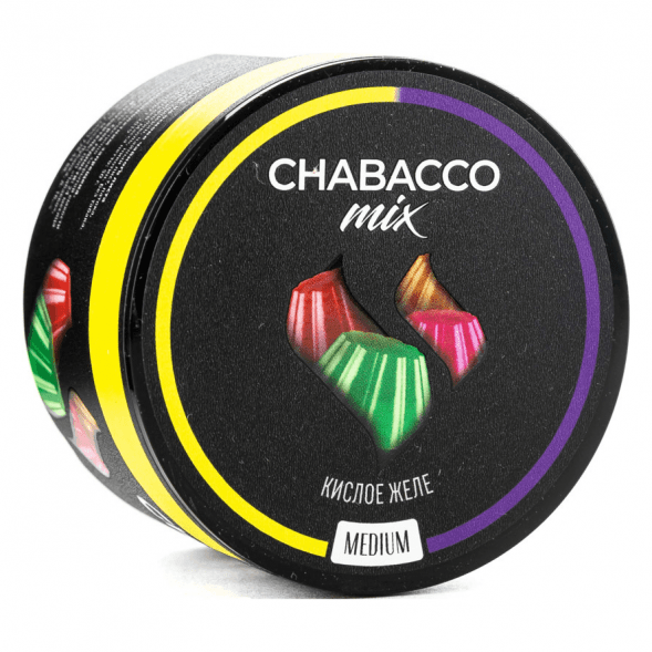 Смесь Chabacco MIX MEDIUM - Sour Jelly 2.0 (Кислое Желе 2.0, 40 грамм) купить в Новосибирске
