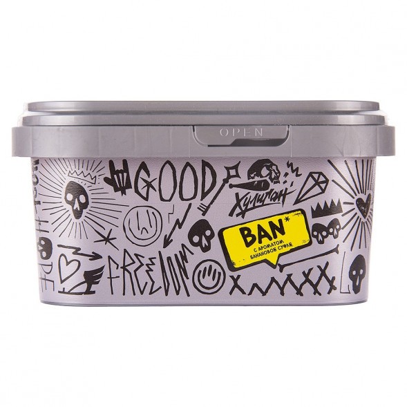 Табак Хулиган - BAN (Банановое Суфле, 200 грамм) купить в Новосибирске